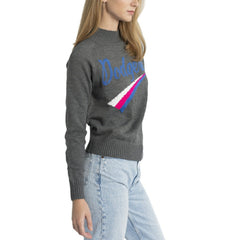 Los Angeles Dodgers Lusso Women's Serena Raglan Pullover Sweater | MLB US