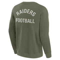 Las Vegas Raiders Fanatics Unisex Elements Super Soft Pullover Sweatshirt
