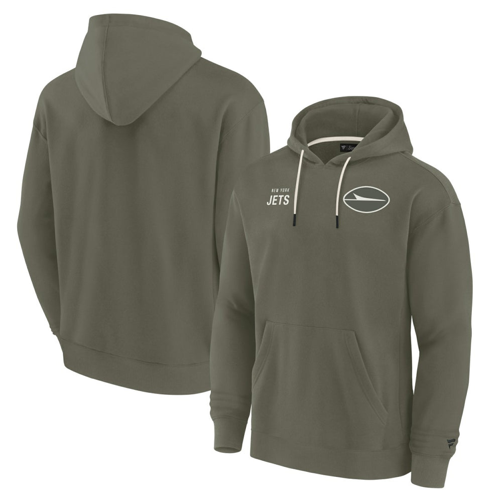 New York Jets Fanatics Unisex Elements Super Soft Fleece Pullover Hoodie