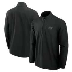 Tampa Bay Buccaneers Fanatics Front Office Micro Tonal Quarter-Zip Pullover
