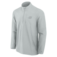 Miami Dolphins Fanatics Front Office Micro Tonal Quarter-Zip Pullover