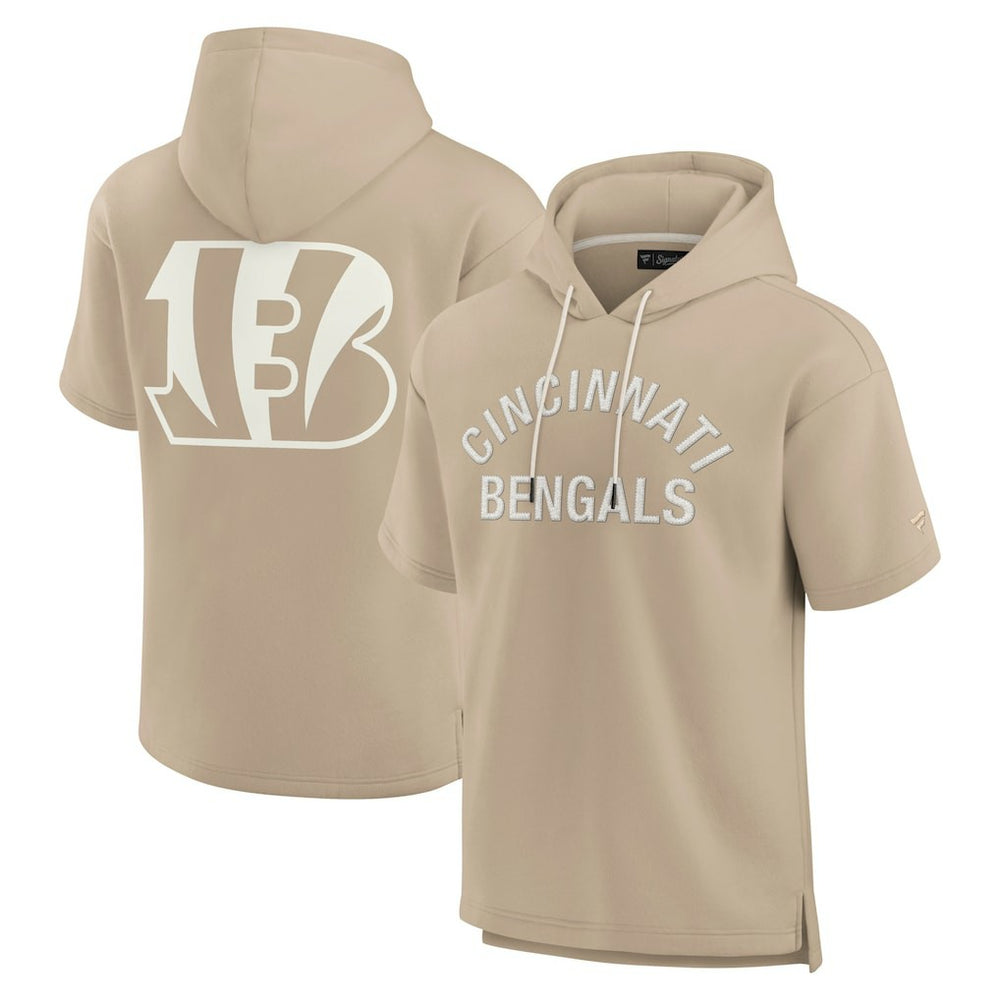 Cincinnati Bengals Fanatics Unisex Elements Super Soft Fleece Short Sleeve Pullover Hoodie