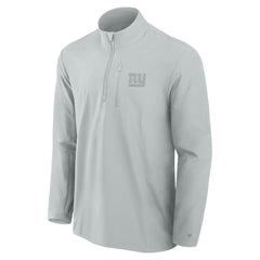 New York Giants Fanatics Front Office Micro Tonal Quarter-Zip Pullover