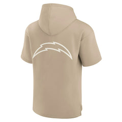 Los Angeles Chargers Fanatics Unisex Elements Super Soft Fleece Short Sleeve Pullover Hoodie