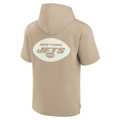 New York Jets Fanatics Unisex Elements Super Soft Fleece Short Sleeve Pullover Hoodie