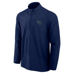 Tennessee Titans Fanatics Front Office Micro Tonal Quarter-Zip Pullover