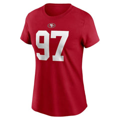 San Francisco 49ers Nike Nick Bosa Women's Player Name & Number T-Shirt