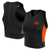 Cincinnati Bengals Fanatics Women's Studio Fitted Gym Tank Top