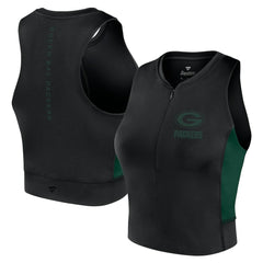 Green Bay Packers Fanatics Women's Studio Fitted Gym Tank Top
