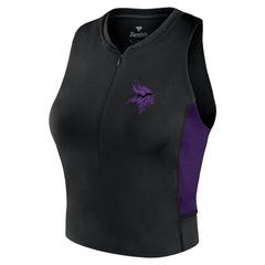 Minnesota Vikings Fanatics Women's Studio Fitted Gym Tank Top
