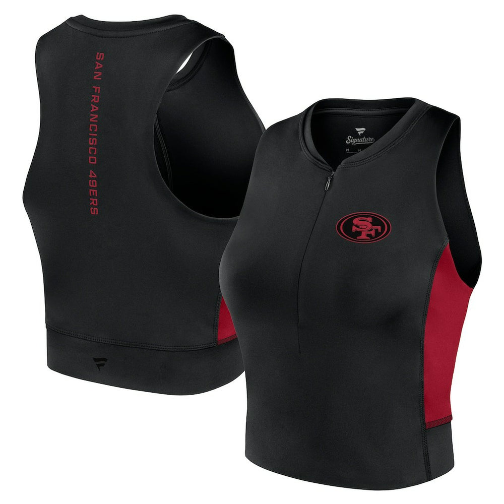 San Francisco 49ers Fanatics Women's Studio Fitted Gym Tank Top