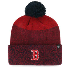 Boston Red Sox '47 Darkfreeze Cuffed Knit Hat with Pom | MLB Online