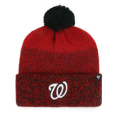 Washington Nationals '47 Darkfreeze Cuffed Knit Hat with Pom | MLB New