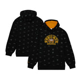 Boston Bruins Mitchell & Ness 100th Anniversary Allover Print Pullover Hoodie For Sale