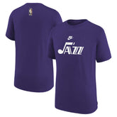 Utah Jazz NBA Youth 2023/24 Classic Edition Authentic Pregame Shooting T-Shirt On Sale