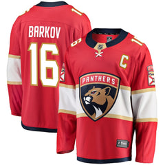 Aleksander Barkov Florida Panthers Fanatics Captain Patch Home Breakaway Jersey Sale