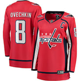 Alexander Ovechkin Washington Capitals Fanatics Women's Captain Patch Home Breakaway Player Jersey Sale