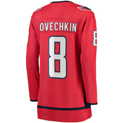 Alexander Ovechkin Washington Capitals Fanatics Women's Captain Patch Home Breakaway Player Jersey Sale