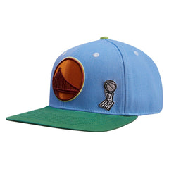 Golden State Warriors Pro Standard Retro Program 2-Tone Snapback Hat sale On Sale