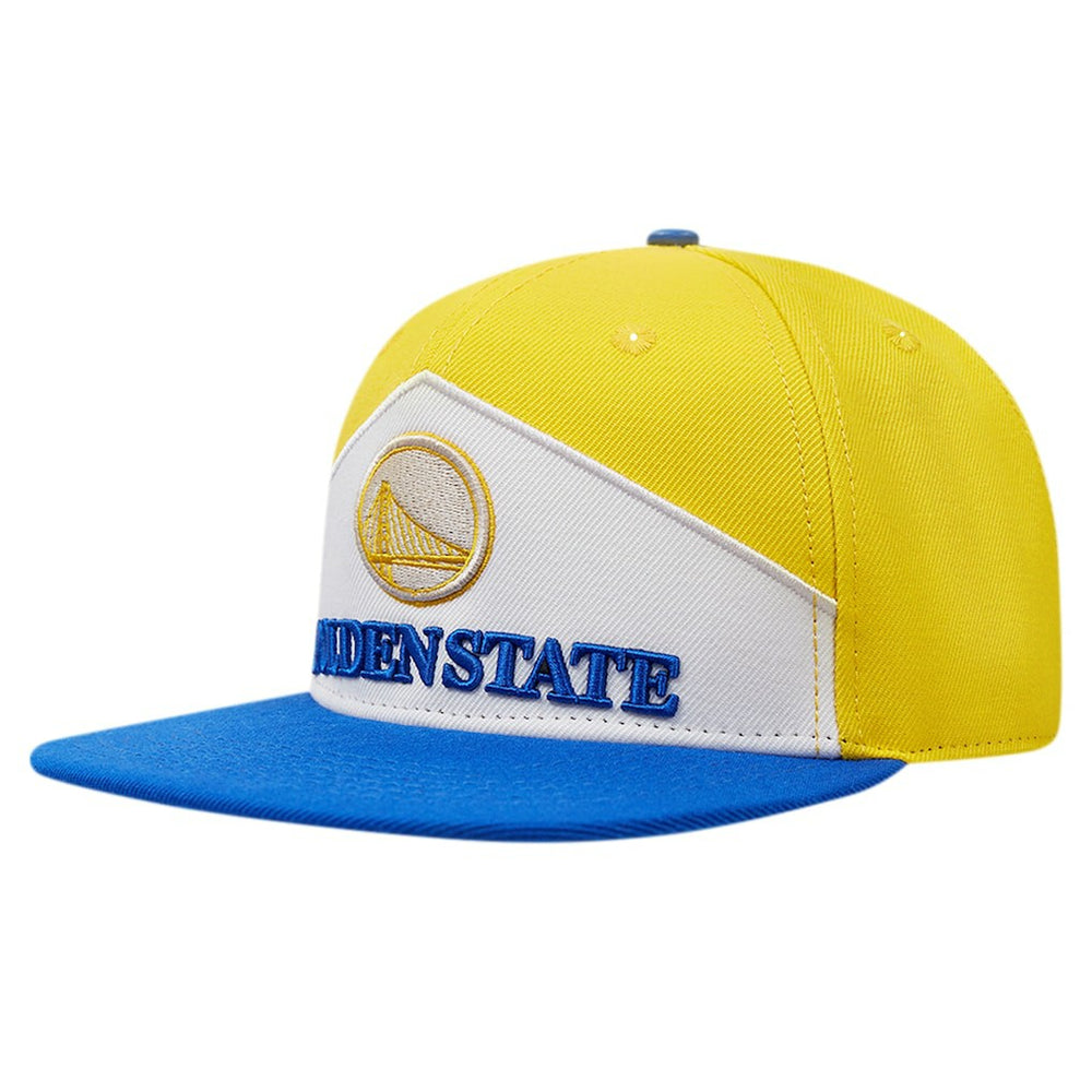 Golden State Warriors Pro Standard Pinch Chevron Adjustable Hat sale For Sale