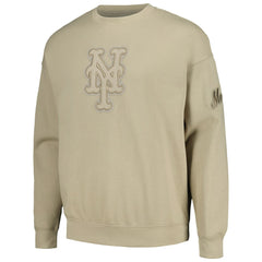 New York Mets Pro Standard Neutral Drop Shoulder Pullover Sweatshirt | MLB Sale