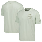 Colorado Rockies Pro Standard Oversized Neutral CJ Dropped Shoulders T-Shirt | MLB On Sale