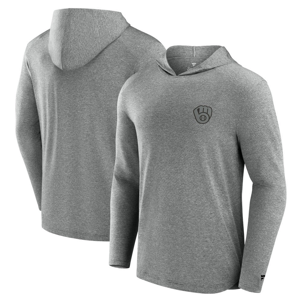Milwaukee Brewers Fanatics Front Office Tech Lightweight Hoodie T-Shirt | MLB Sale