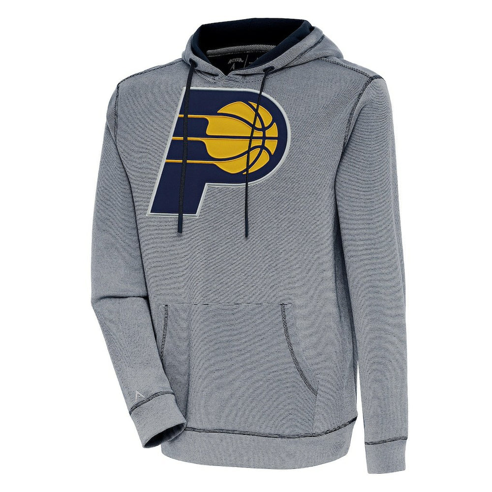 Indiana Pacers Antigua Axe Bunker Tri-Blend Pullover Hoodie On Sale