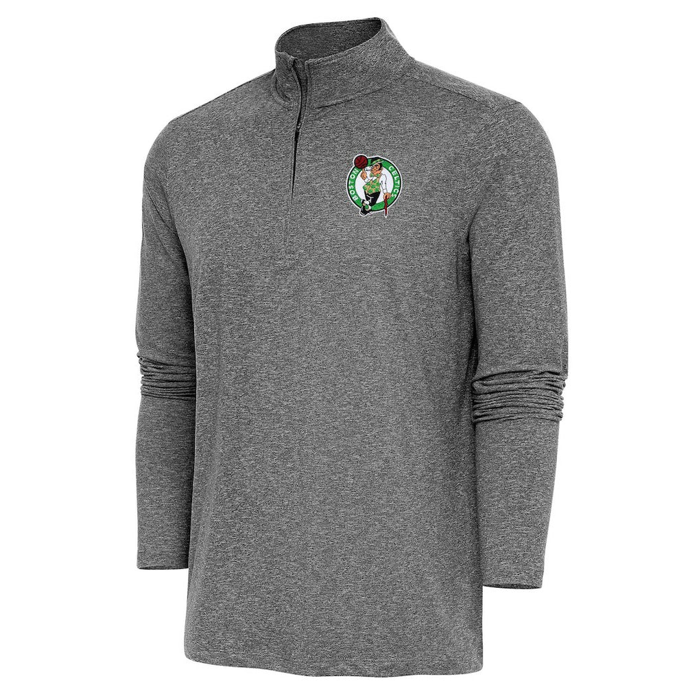 Boston Celtics Antigua Hunk Quarter-Zip Pullover Top Discount