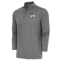 Boston Celtics Antigua Hunk Quarter-Zip Pullover Top Discount