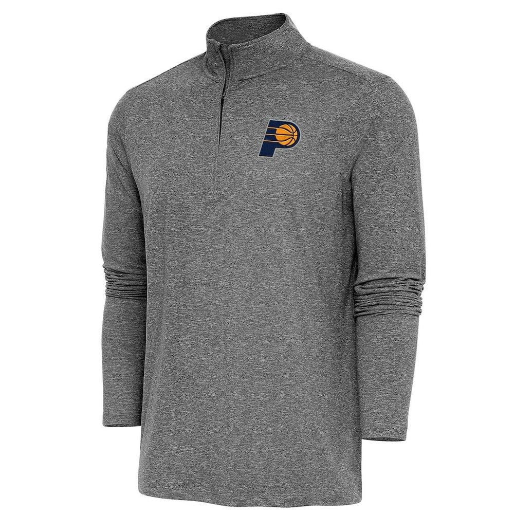 Indiana Pacers Antigua Hunk Quarter-Zip Pullover Top New