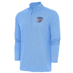 Oklahoma City Thunder Antigua Hunk Quarter-Zip Pullover Top On Sale