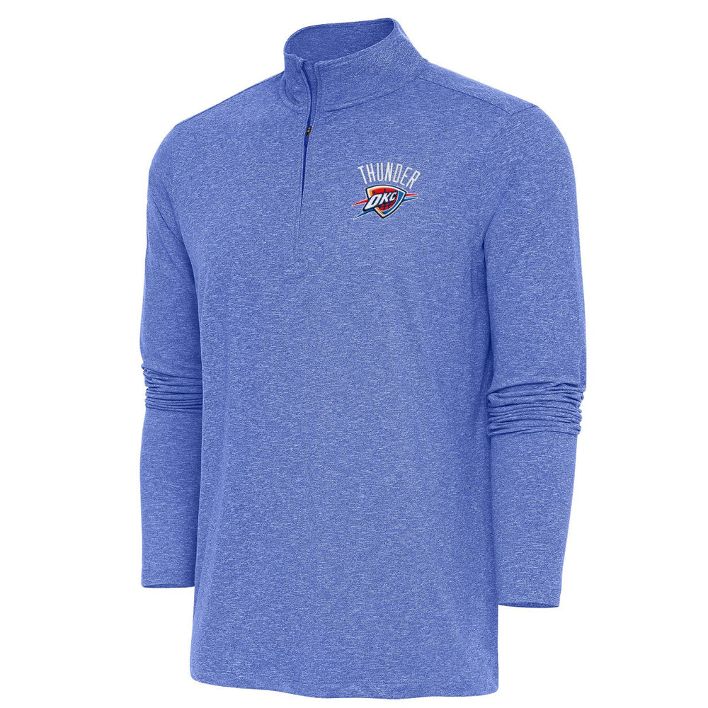 Oklahoma City Thunder Antigua Hunk Quarter-Zip Pullover Top Discount