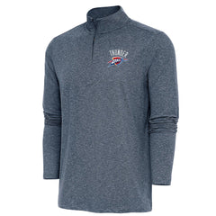 Oklahoma City Thunder Antigua Hunk Quarter-Zip Pullover Top On Sale