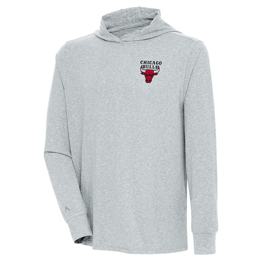 Chicago Bulls Antigua Saga Long Sleeve Hoodie T-Shirt Discount