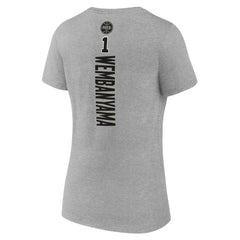 Victor Wembanyama San Antonio Spurs Women's Playmaker Name & Number V-Neck T-Shirt Discount