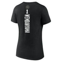 Victor Wembanyama San Antonio Spurs Women's Playmaker Name & Number V-Neck T-Shirt Discount