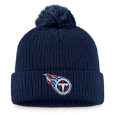 Tennessee Titans Fanatics Women's Logo Cuffed Knit Hat with Pom