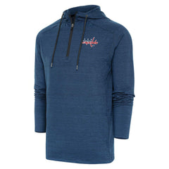 Washington Capitals Antigua Spikes Raglan Quarter-Zip Hoodie Sale
