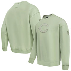 Cincinnati Reds Pro Standard Neutral Drop Shoulder Pullover Sweatshirt | MLB Sale