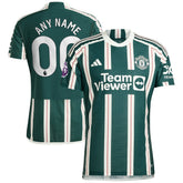 Manchester United 2023/24 Away Custom Jersey Green - Adidas