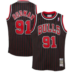 Dennis Rodman Chicago Bulls Youth 1995/96 Hardwood Classics Swingman Jersey sale New