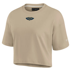 New Orleans Pelicans Women's Elements Super Soft Boxy Cropped T-Shirt On Sale