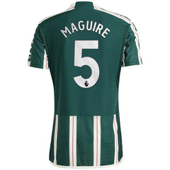 Harry Maguire Manchester United 2023/24 Away Player Jersey Green - Adidas