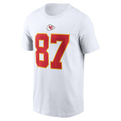 Kansas City Chiefs Nike Travis Kelce Player Name & Number T-Shirt
