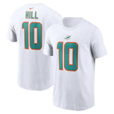 Miami Dolphins Nike Tyreek Hill Player Name & Number T-Shirt
