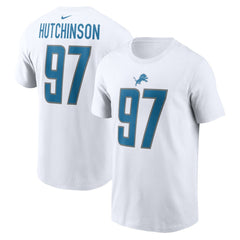 Detroit Lions Nike Aidan Hutchinson Player Name & Number T-Shirt