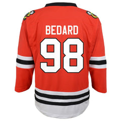 Connor Bedard Chicago Blackhawks Youth Home Replica Player Jersey Red