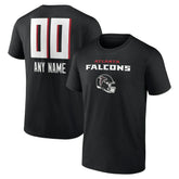 Atlanta Falcons Personalized Name & Number Team Wordmark T-Shirt