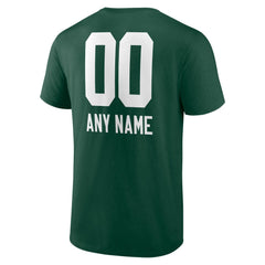 Green Bay Packers Personalized Name & Number Team Wordmark T-Shirt